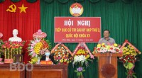 ĐBQH tỉnh tiếp xúc cử tri tại Vĩnh Thạnh, Phù Mỹ, Phù Cát