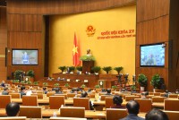Quốc hội họp phiên toàn thể, thảo luận trực tuyến về dự án Luật sửa đổi
